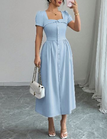 Rochie medie SHEIN, albastru