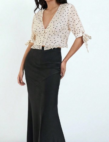 Top SHEIN, ecru