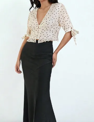 Top SHEIN, ecru
