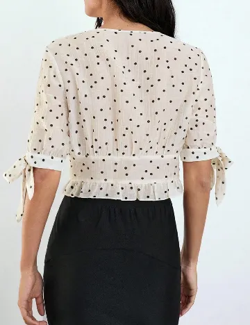Top SHEIN, ecru