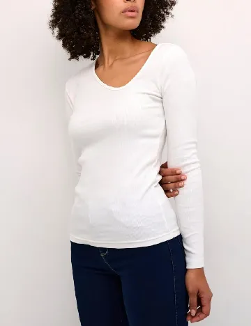 Bluza Kaffe, alb