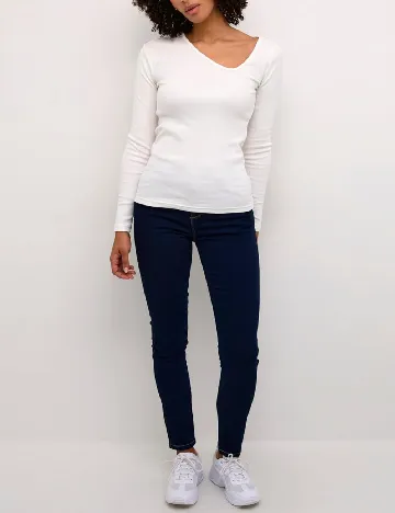 Bluza Kaffe, alb