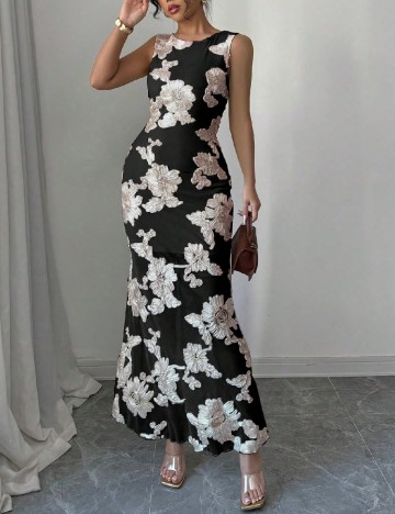 Rochie lunga SHEIN, negru