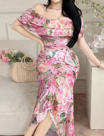 Rochie lunga SHEIN, floral