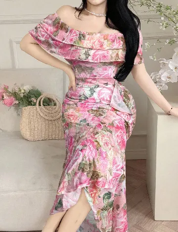 Rochie lunga SHEIN, floral