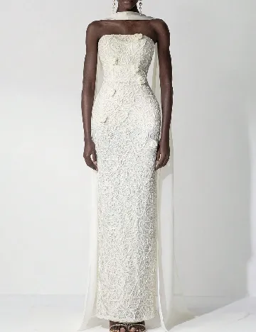 Rochie lunga SHEIN, ecru