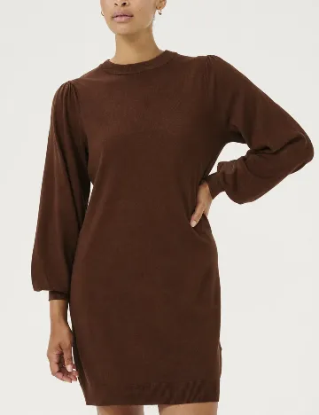 Rochie scurta Kaffe, maro