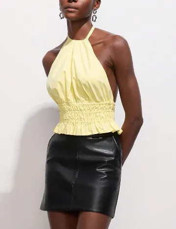 Top SHEIN, galben