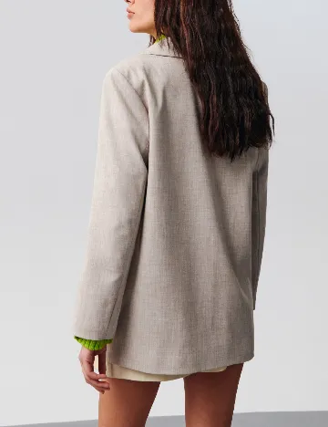 Sacou Oversize Sinsay, bej