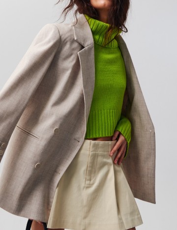 Sacou Oversize Sinsay, bej