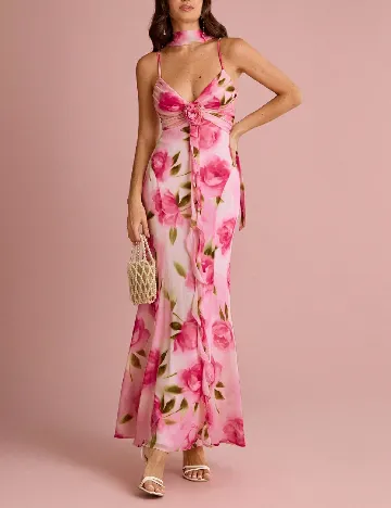 Rochie lunga SHEIN, floral print
