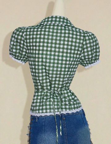 Camasa SHEIN, verde
