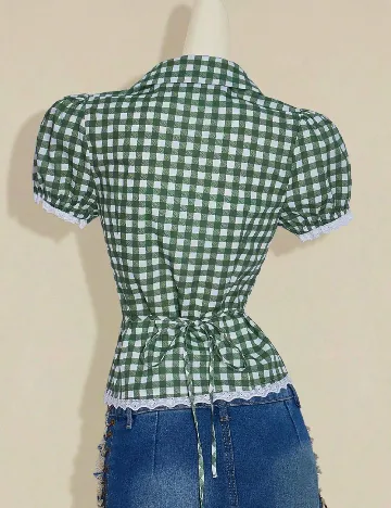 Camasa SHEIN, verde