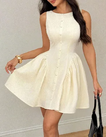 Rochie scurta SHEIN, galben