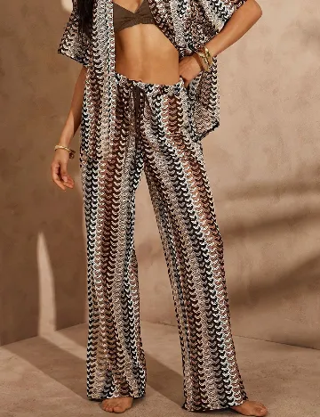 Pantaloni de plaja Haute, mix culori