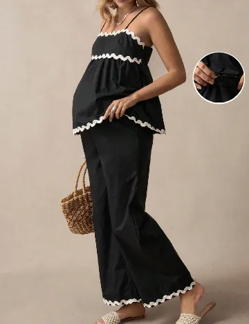Compleu SHEIN Maternity, negru