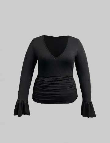 Bluza SHEIN CURVE, negru
