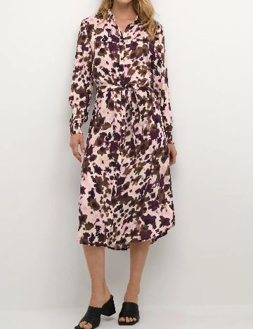 Rochie medie Kaffe, mix culori