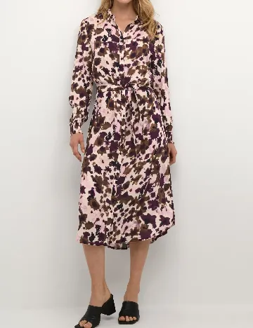 Rochie medie Kaffe, mix culori