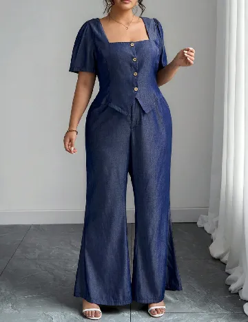 Compleu SHEIN CURVE, bleumarin