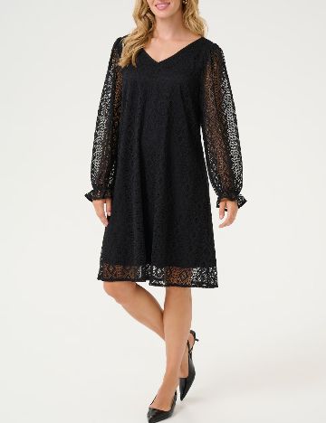 Rochie scurta Cream, negru