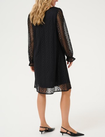 Rochie scurta Cream, negru