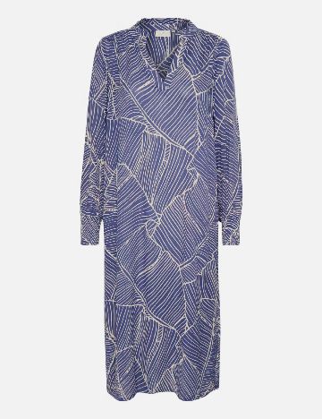 Rochie medie Kaffe, albastru