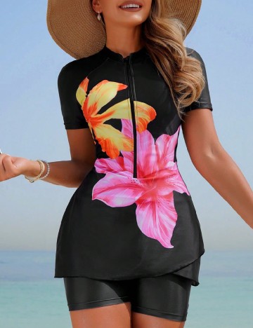 Costum de baie SHEIN, negru