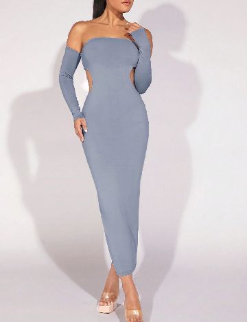 Rochie lunga SHEIN, albastru