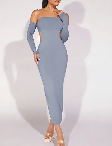 Rochie lunga SHEIN, albastru