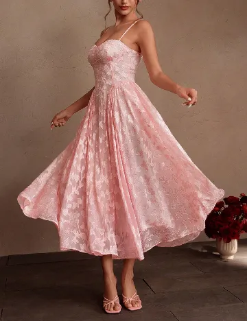 Rochie medie Savoree, roz