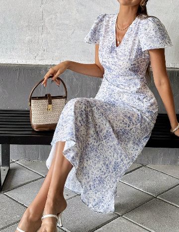 Rochie medie SHEIN, mov