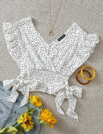 Top SHEIN, alb