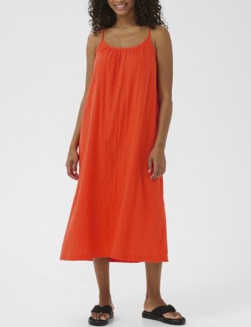 Rochie medie Kaffe, portocaliu