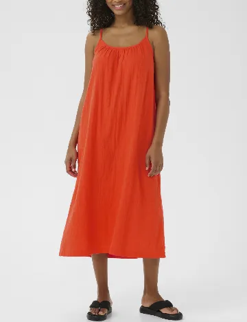 Rochie medie Kaffe, portocaliu
