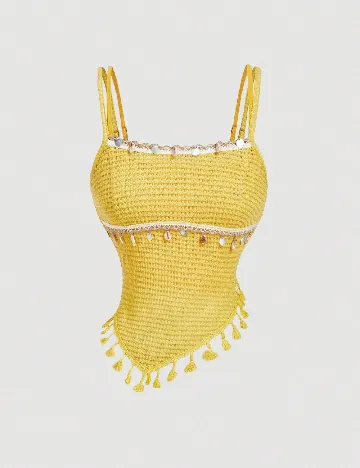 Top SHEIN, galben