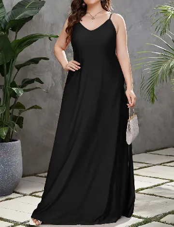 Rochie lunga SHEIN CURVE, negru