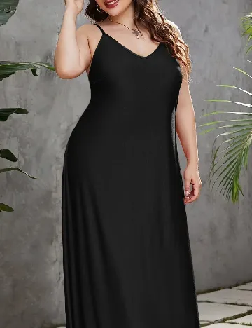 Rochie lunga SHEIN CURVE, negru