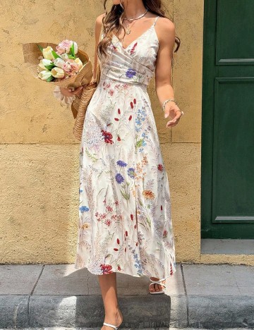 Rochie medie SHEIN, floral print