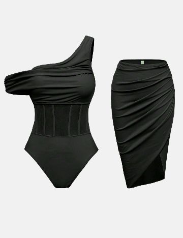Costum de baie SHEIN, negru