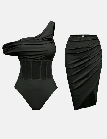Costum de baie SHEIN, negru