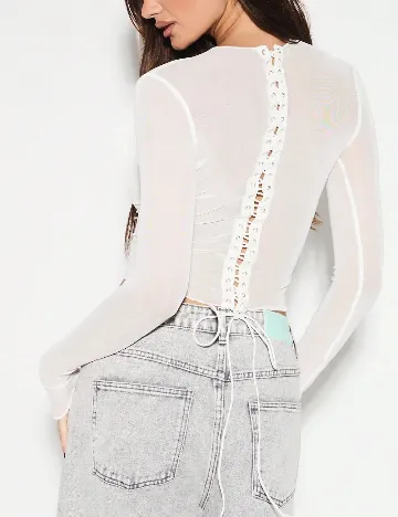 Bluza KIZN, alb
