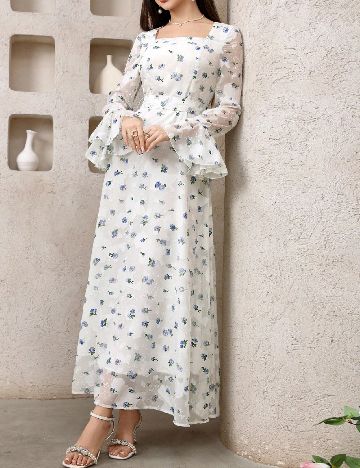 Rochie lunga SHEIN, alb