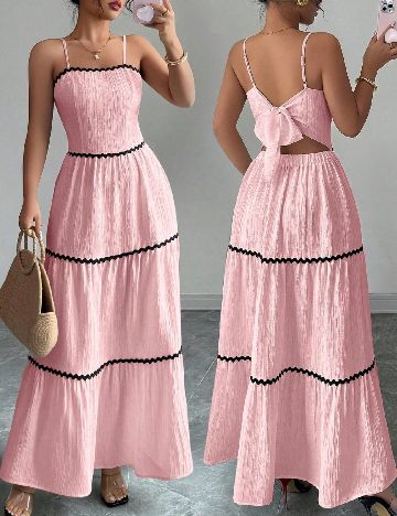 Rochie lunga SHEIN, roz