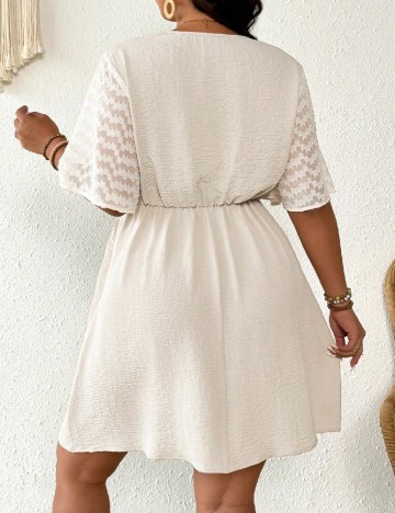 Rochie scurta SHEIN CURVE, bej