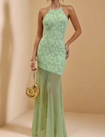 Rochie lunga SHEIN, verde