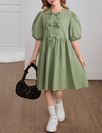 Rochie Shein Kids, verde
