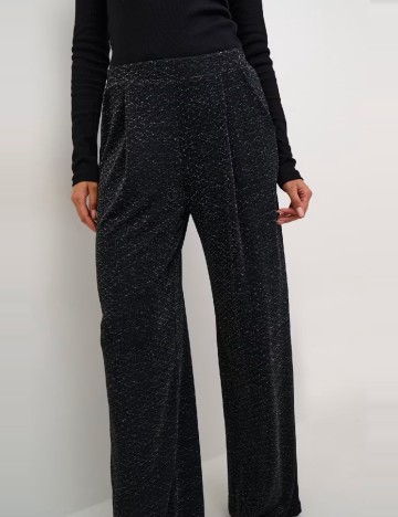Pantaloni Kaffe, negru