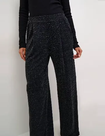 Pantaloni Kaffe, negru