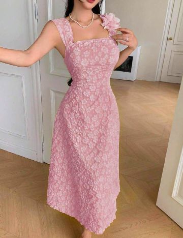 Rochie lunga SHEIN, roz
